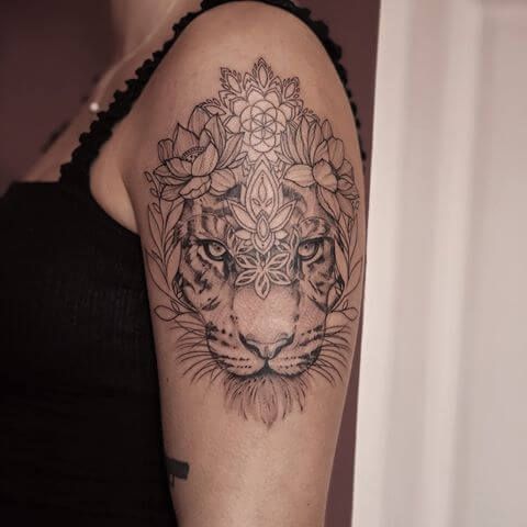 24 Lion Tattoo Half Sleeve: Showcase Power and Artistry