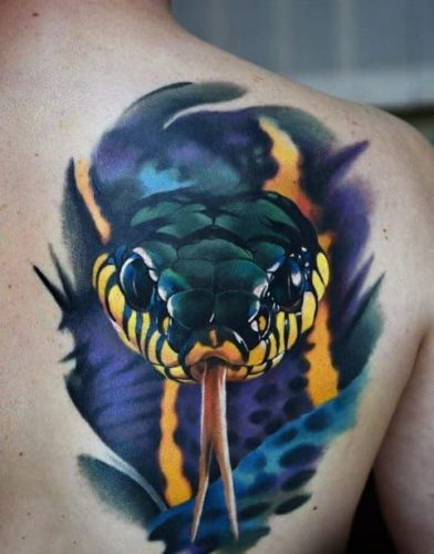20 Masterful Snake Tattoos Drawing Concepts