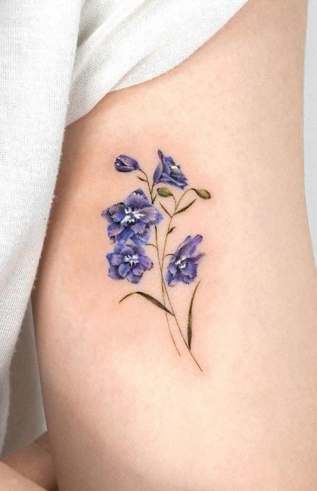 29 July Birth Flower Tattoo Ideas Fine Line, Spine, Arm, Shoulder & Sleeve Designs