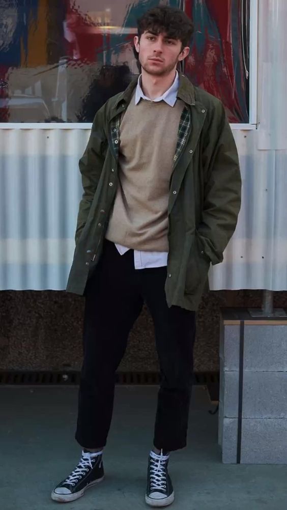 Explore the Top 17 Green Fall Outfit Ideas for Men in : From Casual Streetwear to Sophisticated Styles