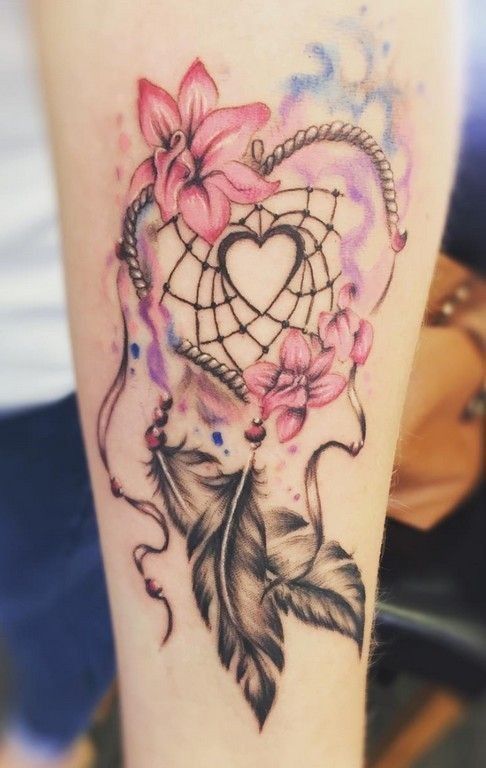25 Designs for Dream Catcher Tattoos for Women and Men and Traditional Styles
