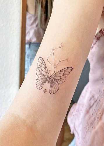 29 Tiny Butterfly Tattoo Ideas
