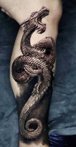 20 Masterful Snake Tattoos Drawing Concepts