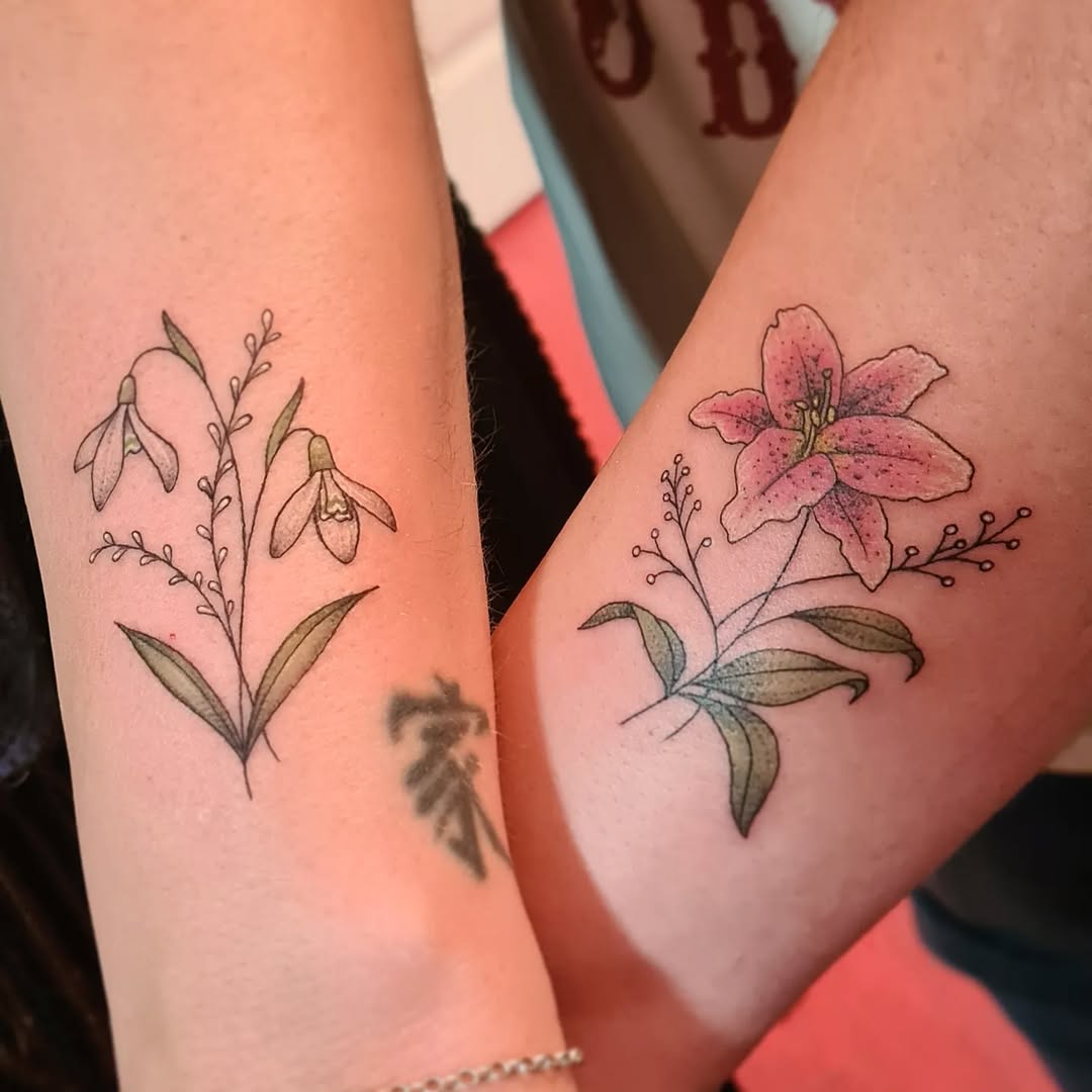 26 January Birth Flower Tattoo Ideas: Stunning Carnation and Snowdrop Designs