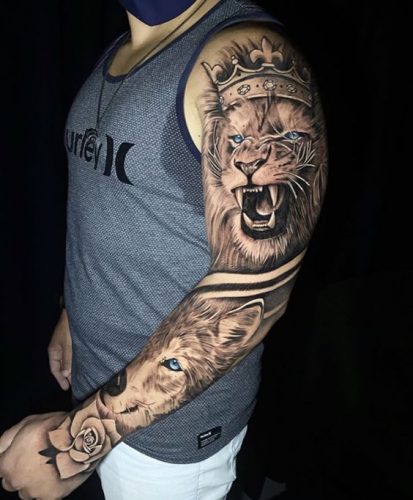 17 Lion Tattoo on Arm: Symbolize Courage and Power
