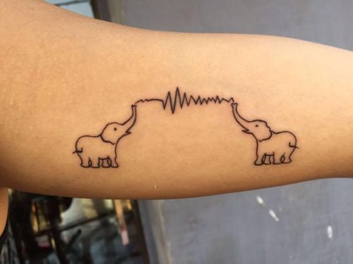 20 Elephant Tattoos on the Hip Ideas