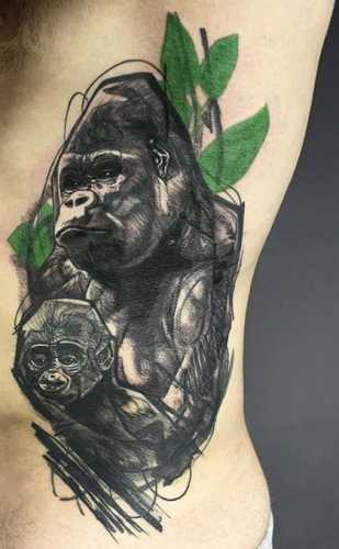 23 Gorilla Tattoo Ideas