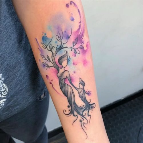 Embracing Roots and Wings: 20 Mother Tree Tattoo Ideas for