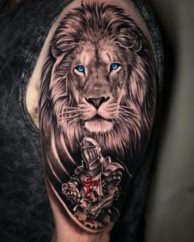 24 Lion Tattoo Half Sleeve: Showcase Power and Artistry