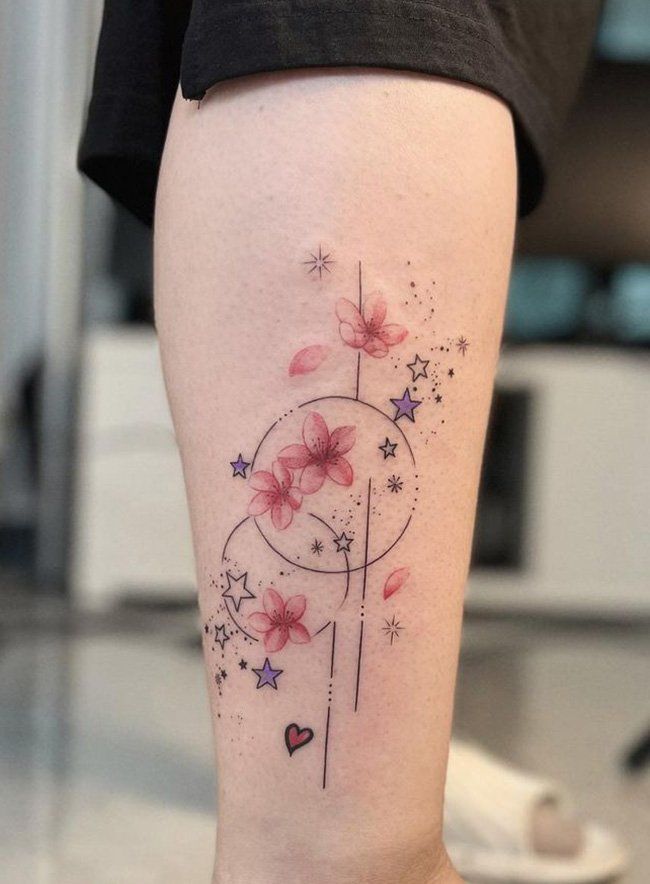 30 Stunning Cherry Blossom Tattoo Ideas for : Designs for Men and Women