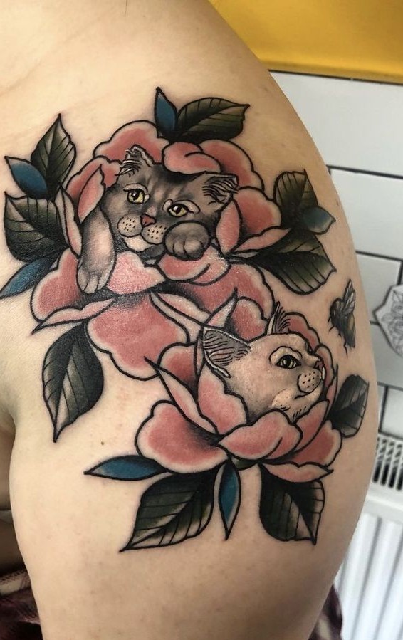 Here Are 28 Cat Tattoo Ideas to Consider in for Women and Men: Minimalist, Funny, Gothic