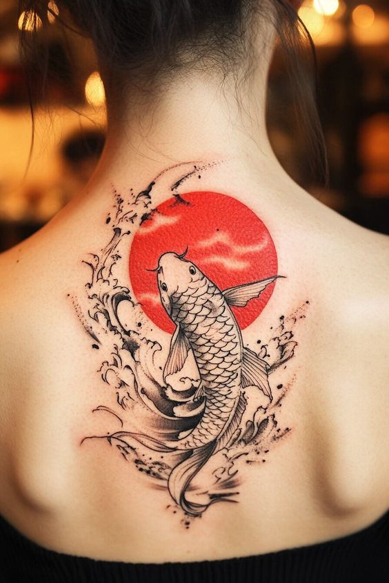 Explore 20 Traditional Japanese Koi Fish Tattoos: Stunning Sleeve Designs for Men in
