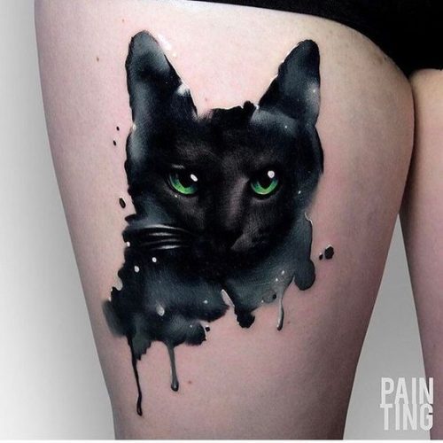 17 Traditional Cat Tattoo Ideas