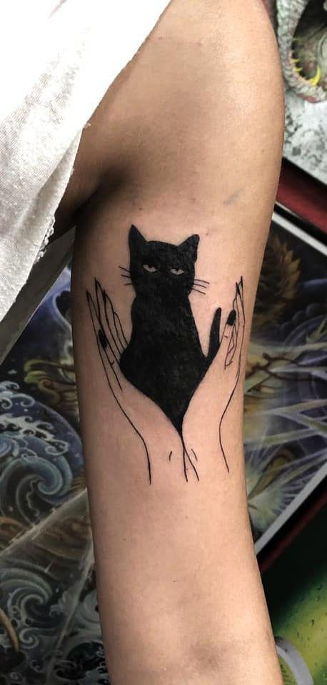 27 Black Cat Tattoo Ideas Realistic, Minimalist, Traditional & Witchy Designs