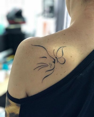 16 Cat Tattoo Ideas with Meaning