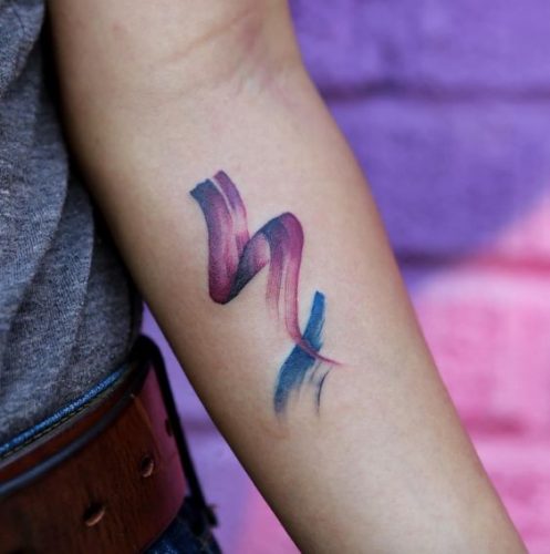 22 Small Colorful Tattoos Ideas