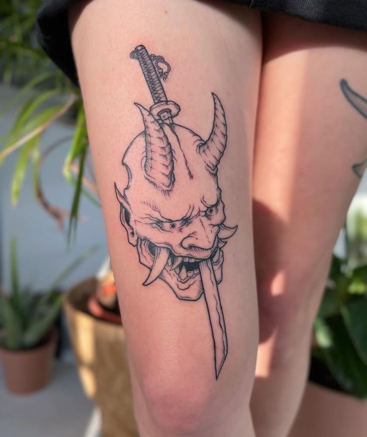 27 Oni Mask Tattoo Ideas Traditional Japanese Designs for Forearm, Chest, Sleeve, and Back