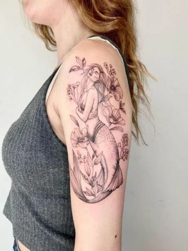19 Siren Tattoo Goddess Ideas