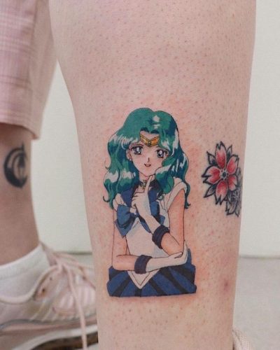 20 Ideas Back of Leg Tattoo Women for