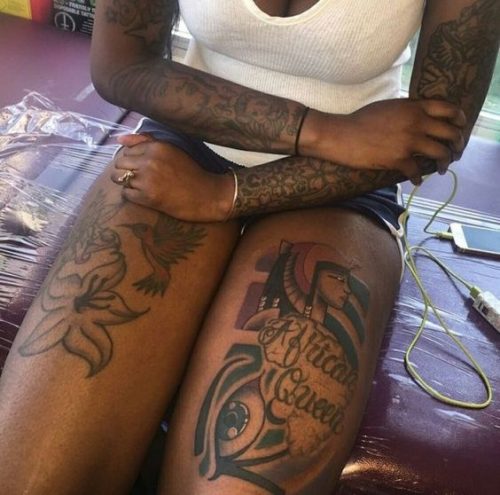 29 Colored Tattoo Ideas for Brown Skin Tones