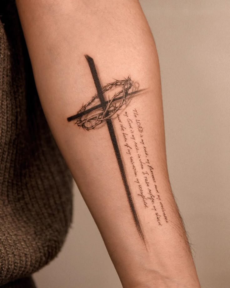 26 Unique Cross Tattoo Designs for : Ideas for Men & Women