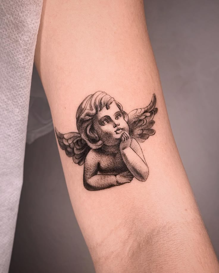 25 Angel Tattoo Ideas : Guardian, Cherub, and Dark Designs for Men and Women