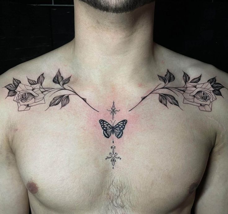 Explore 20 Unique Clavicle Tattoo Ideas: From Delicate Florals to Edgy Designs – Get Inspired!