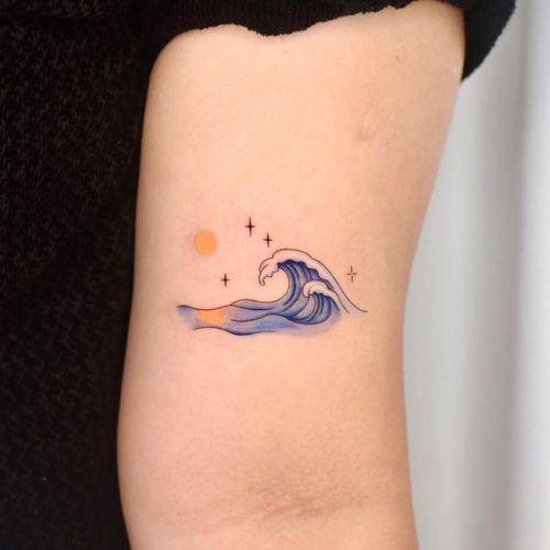 Embracing the Waves: 19 Simplistic Wave Tattoo Ideas for