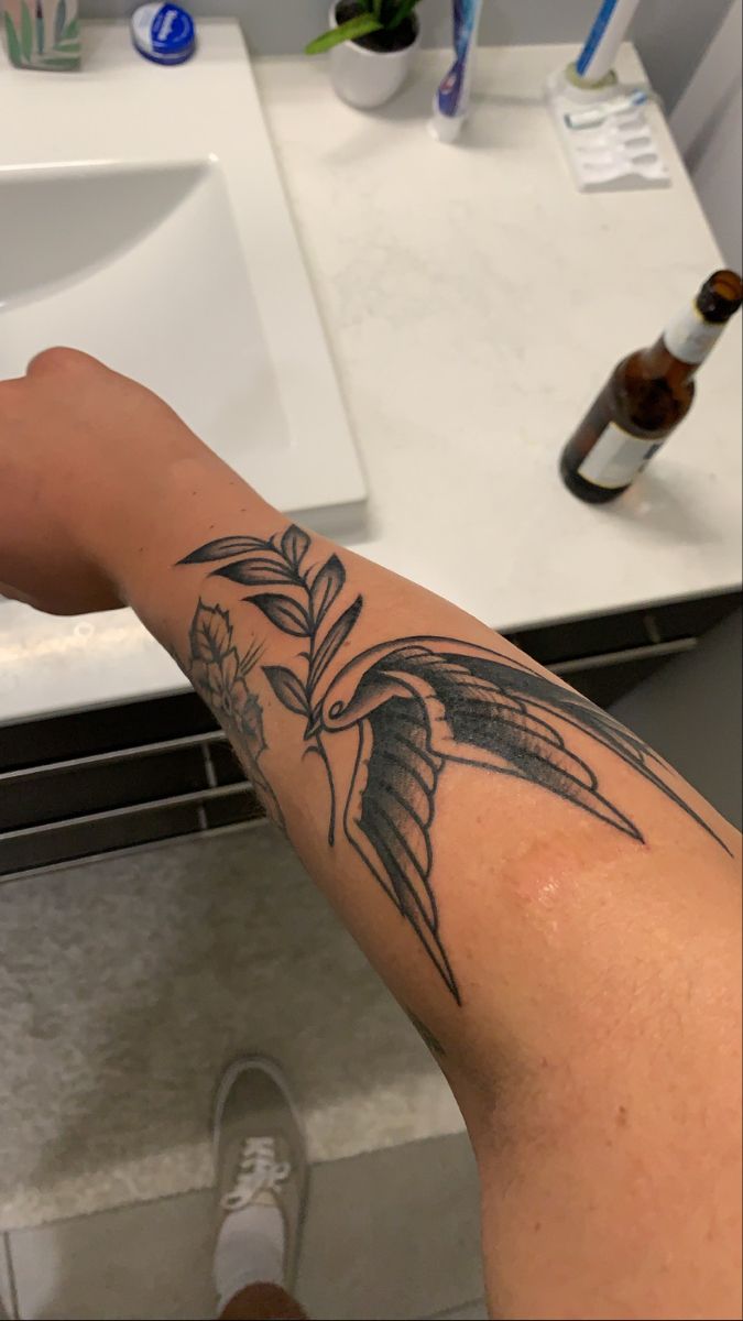 26 Olive Branch Tattoo Ideas : Fine Line, Arm Wrap, Minimal, American Traditional Designs