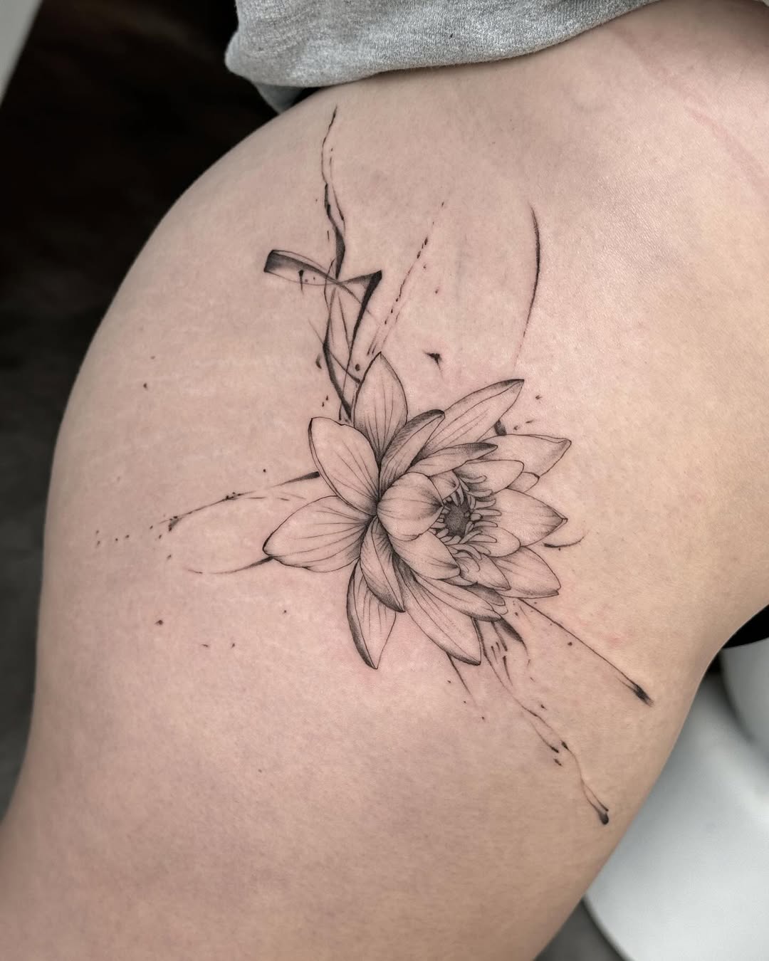 30 Creative Water Lily Tattoos for : Tattoos with Special Meanings