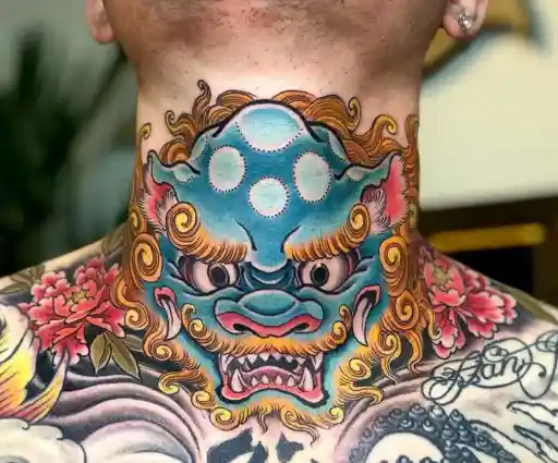 Neck tattoos for men 19 ideas