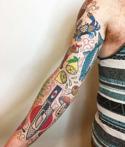 20 Patchwork Tattoo Ideas for Men: Unique and Artistic Ink