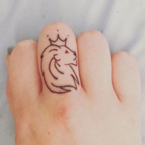 Keep it Simple: 27 Elegant Lion Tattoo Designs