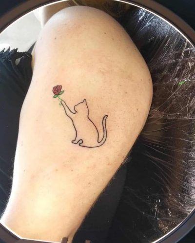 23 Minimalist Cat Tattoo Ideas