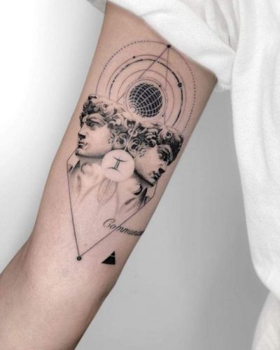 20 Gemini Tattoo for Men Ideas
