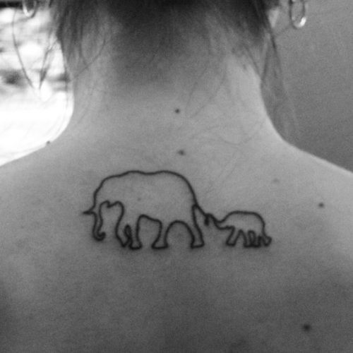 24 Elephant Tattoos on Back Ideas