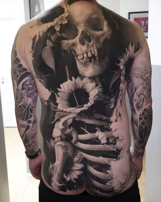 Explore 18 Realistic Skull Tattoos for Men & Women – Top Design Ideas & Stencil Art