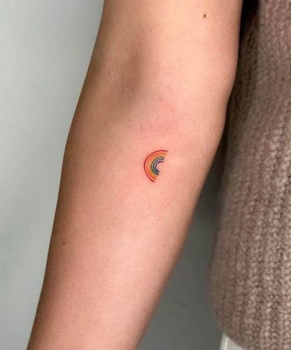 Embrace Hope and Healing with 17 Inspiring Rainbow Baby Tattoo Ideas for Moms and Dads in