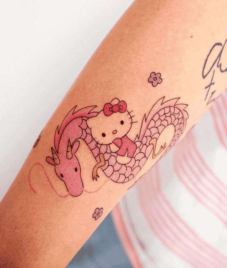 Hello Kitty Tattoo 29 Ideas for Women, Men & Couples Sleeve, Fine Line, Y2K, Cien Pies & More