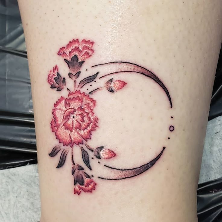 25 Carnation Tattoo Ideas : Traditional Designs for Women, Shoulder, Sleeve, Ankle & More