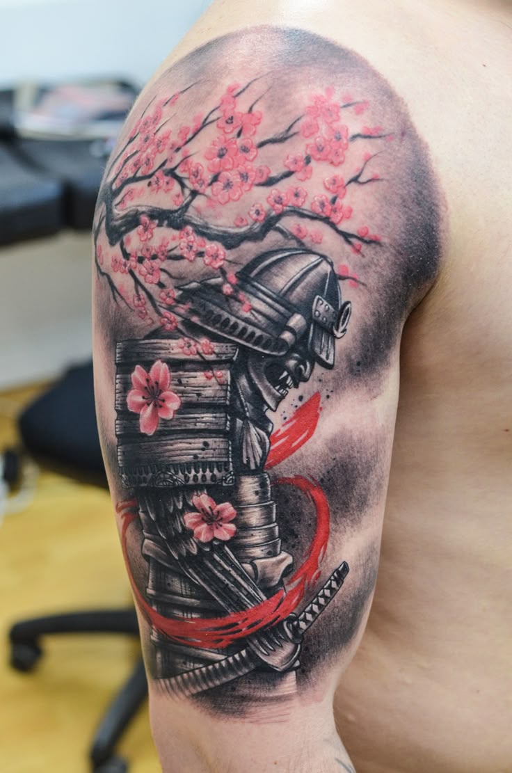 26 Samurai Tattoo Ideas : Traditional Japanese Designs & More for Men s Forearm & Leg Ink