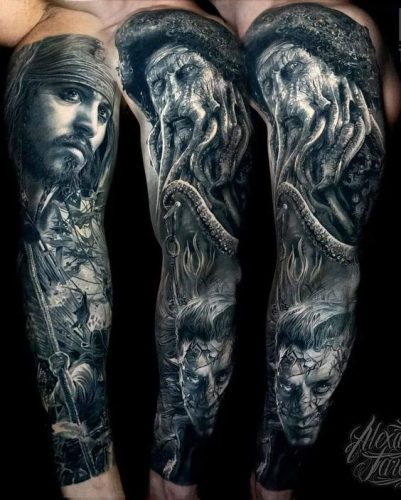 20 Pirate Tattoo Inspiration and Ideas