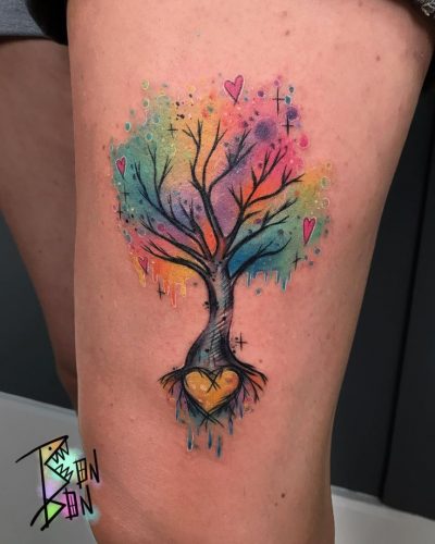 Embrace Hope and Healing with 17 Inspiring Rainbow Baby Tattoo Ideas for Moms and Dads in