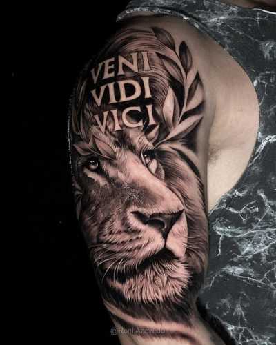 17 Veni Vidi Vici Tattoo Ideas: Empowering Phrases Inked with Pride