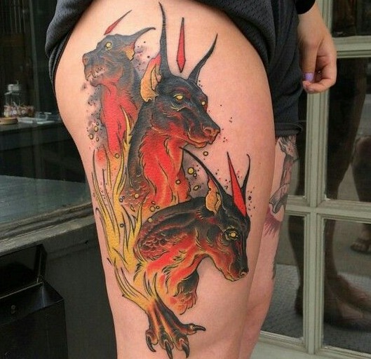 27 Cerberus Tattoo Ideas with Greek Mythology Designs for Chest, Shoulder, and Cute Styles