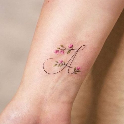19 Creative Letter A Tattoo Designs : From Minimalist to Monograms – Find Your Style