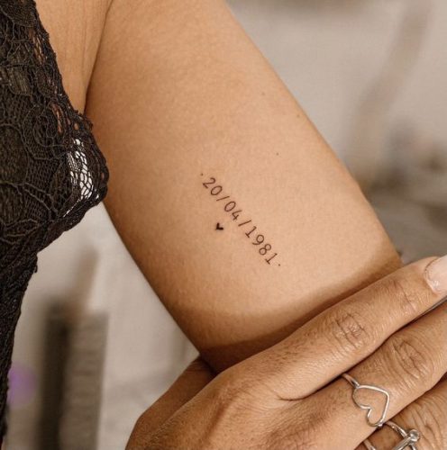 19 Date Tattoo Ideas for