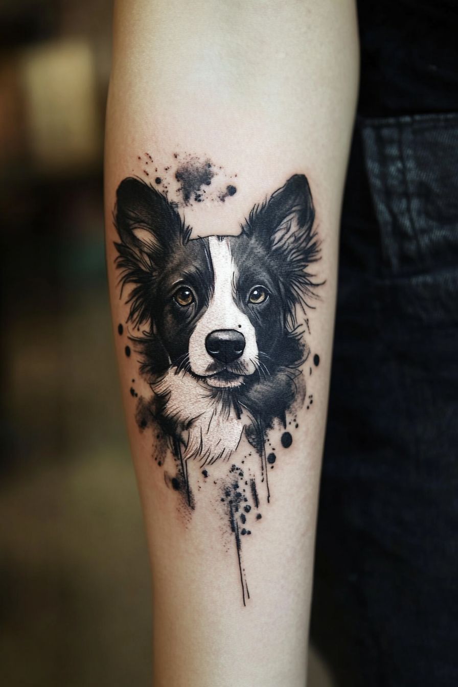 30 Heartfelt Dog Memorial Tattoo Ideas: Unique Paw Prints, Fine Line Portraits & Tiny Tributes