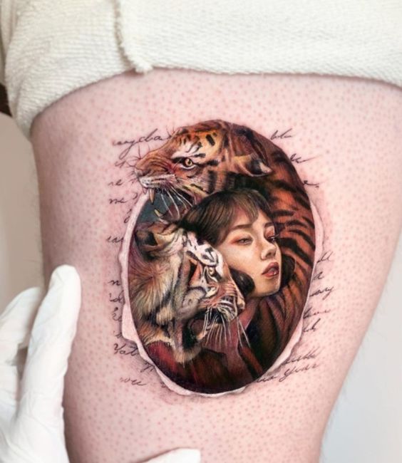 20 Ideas for Portrait Tattoos for Women in : Stunning Designs for Face, Back, and Shoulder