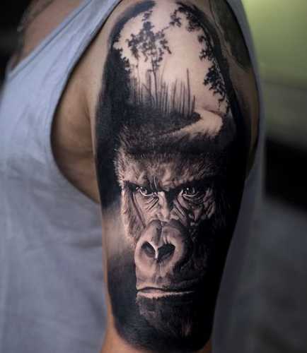 23 Gorilla Tattoo Ideas